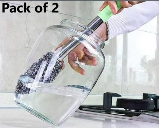 Bottle Jar Cleaner Brush Scrubber (Pack of 2)